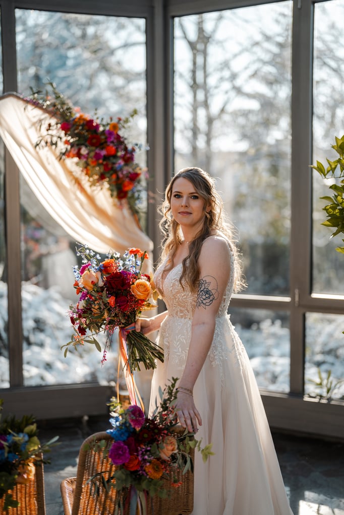 Hochzeits Blumendekor Hochzeits Deko - Brautschmuck, Brautstrauß - Gärtnerei Krämer - https://gärtnerei-krämer.de/