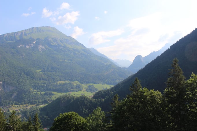 Schöne Aussicht vom Syteli - hier der Blick in Richtung Gental.    Bild: C. Schatzmann