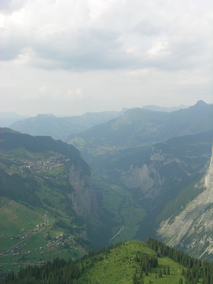 Blick von Tanzbödeli talauswärts.  Bild: Andreas Staeger