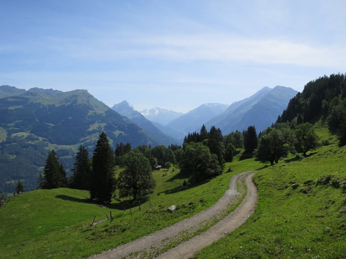 Der Blick in Richtung Bidem reicht weit bis ins Sustengebiet.  Bild: Andreas Staeger