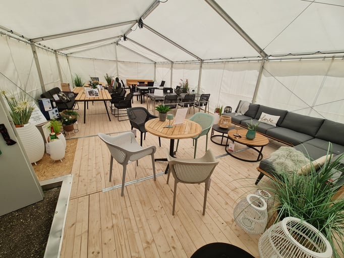 Zelt 12x6m - Verkaufszelt