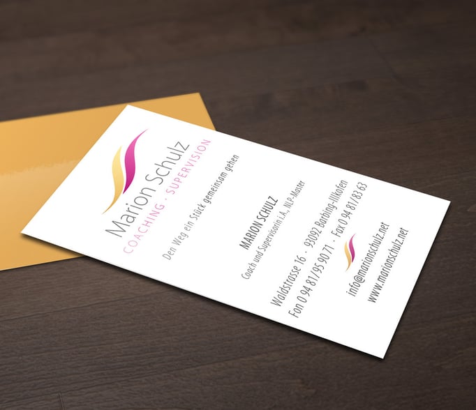 Marion Schulz Coaching - Visitnkarten