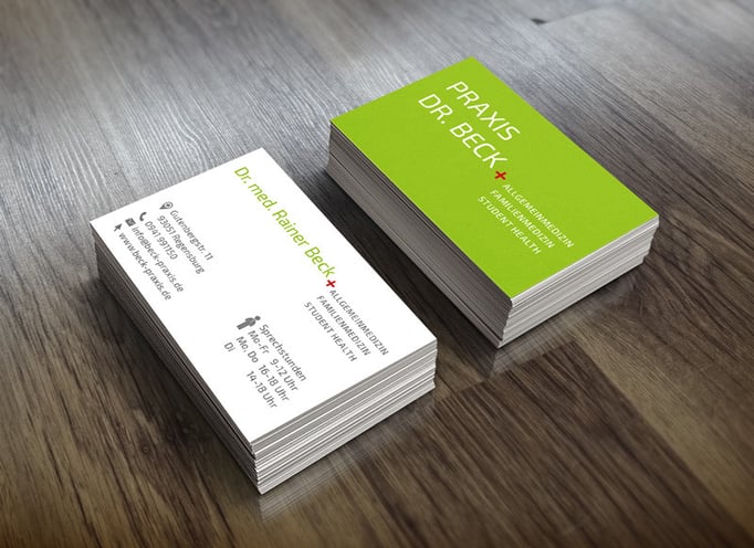 Dr. Rainer Beck - Visitenkarte