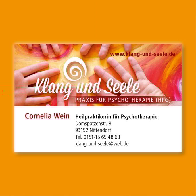 Cornelia Wein Heilpraktikerin für Psychotherapie - Visitenkarte