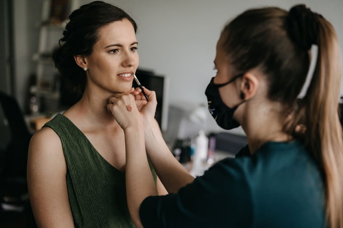 Braut 2021 Kerstin, Haarstyling & Make-Up, Fotos Dennis Nutz