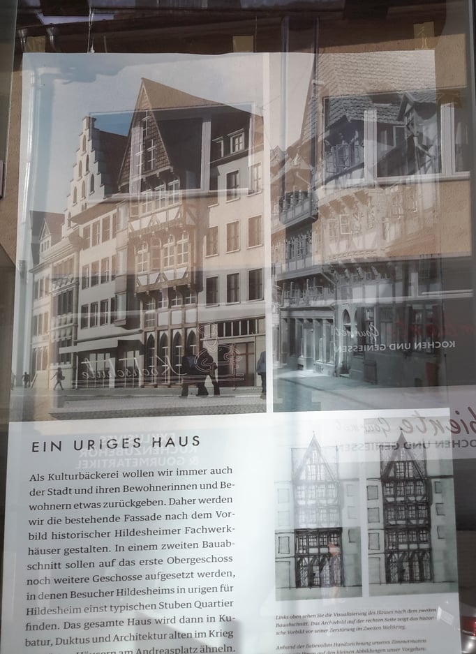 Darstellung in einer Vitrine