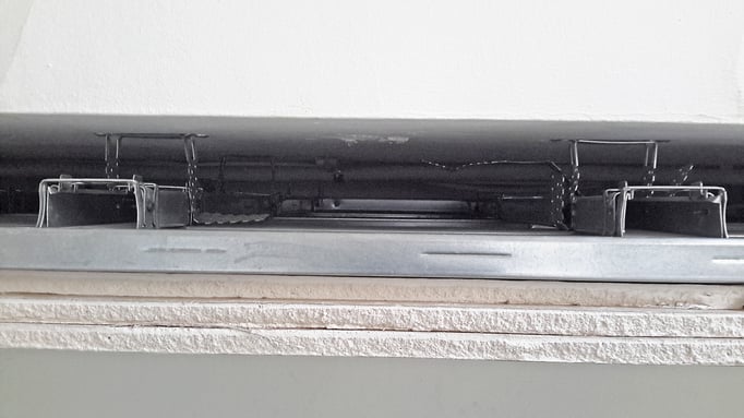 Querschnitt der Zwischendecke