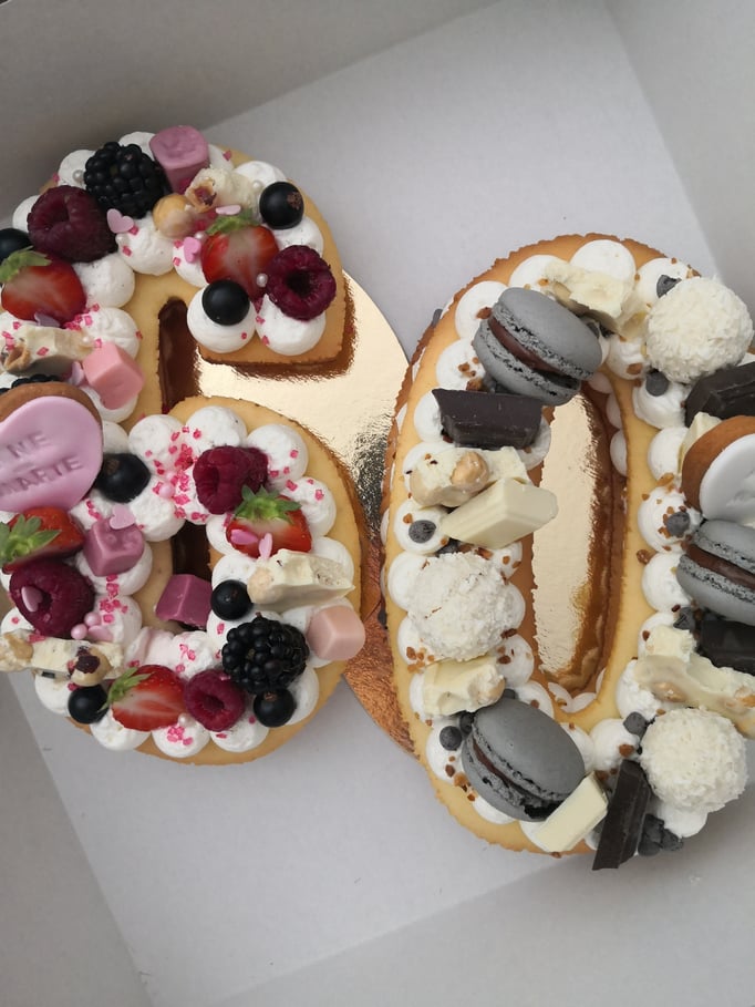 Number cake 60 ans 
