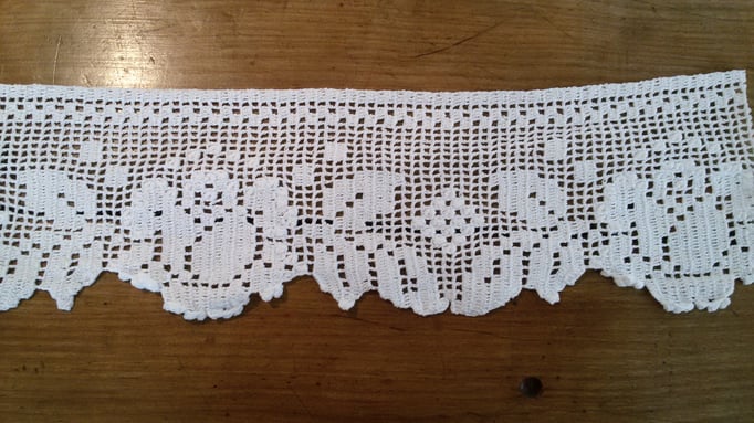 handgehäkelte Borten als Meterware