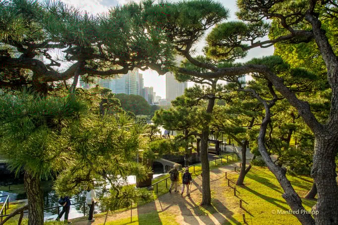 Hamarikyu-Garten in Tokyo