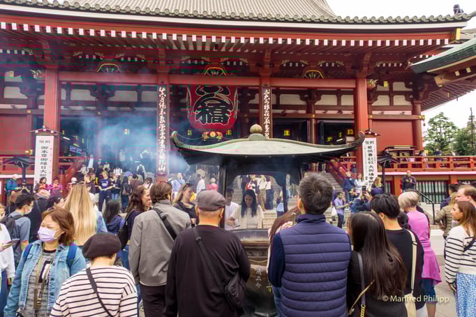 Senso-ji Tempel in Asakusa, Tokyo
