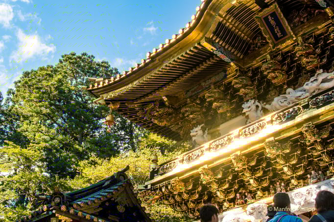 Goldverzierung am Tosho-gu Schrein in Nikko 