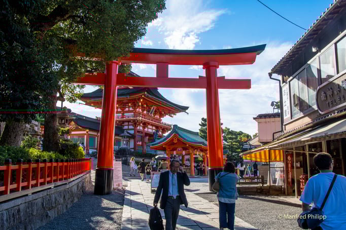Fushimi Inari Schrein in Kyoto