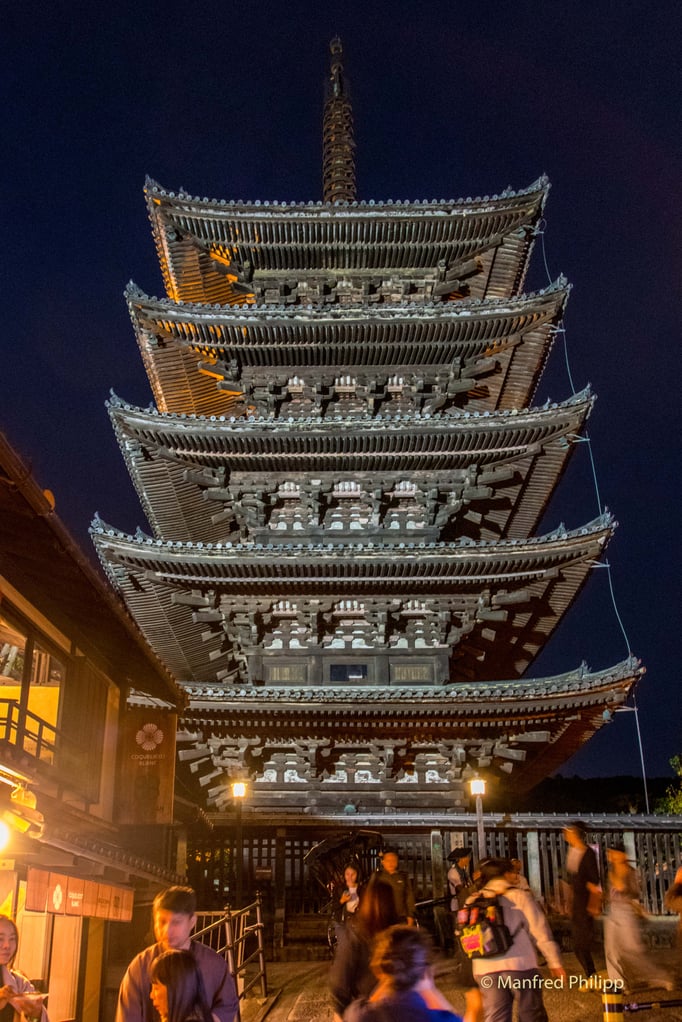 Fünfstöckige Pagode in Sannenzaka, Kyoto