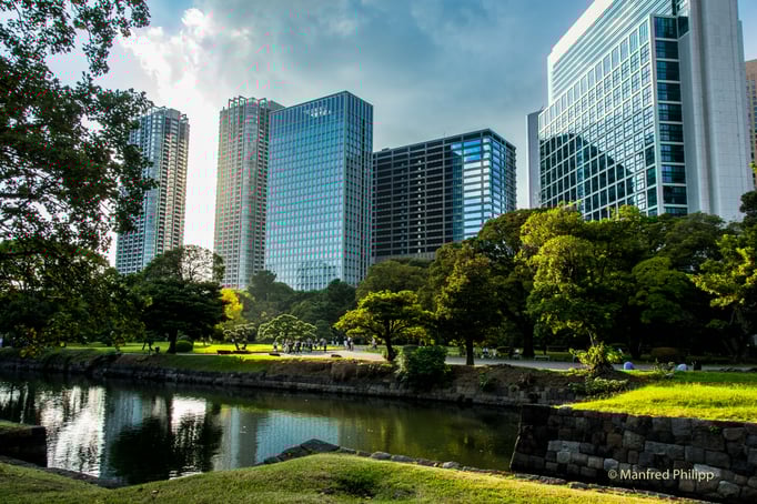Hamarikyu-Garten in Tokyo