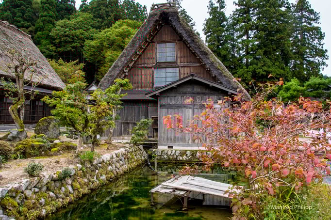Bauernhaus in Shirakawa-gō