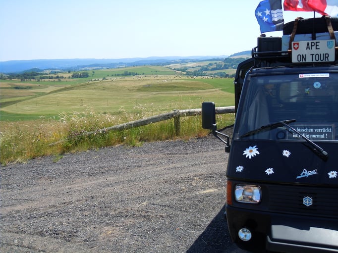 Ape on tour