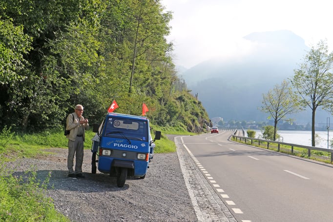 Die "Drüradbrüedere" sind wieder unterwegs.