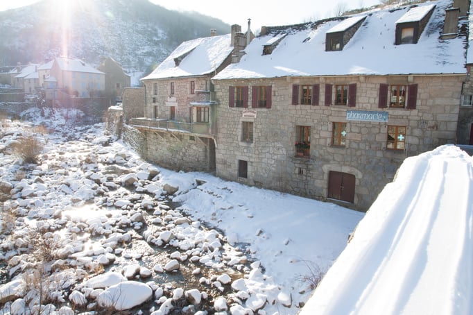 Neige au Pont de Montvert