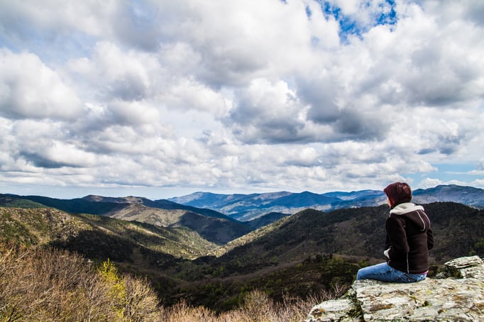 Randonnée et vue magnifique