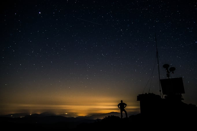 Ciel étoilé Mont Bougès