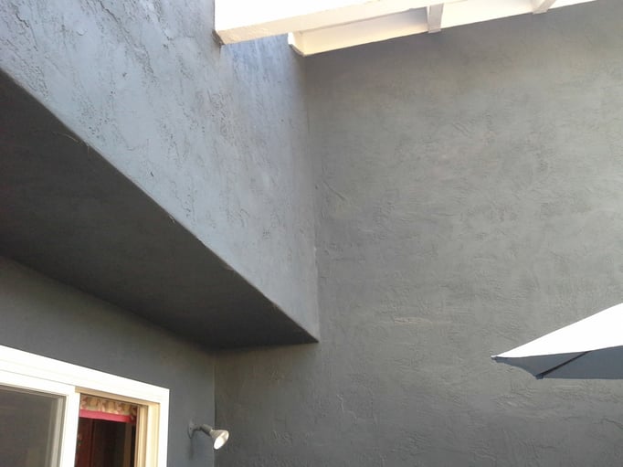 Ceramic InsulCoat Wall - 9 Years: Stucco and Back Side is still good.