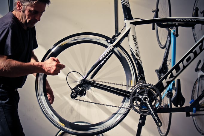 Pilgrimm Racebike-Shop in Münster: Rennräder, Mountain Bikes / MTBs, Triathlonräder ... ein Blick ins Ladengeschäft!