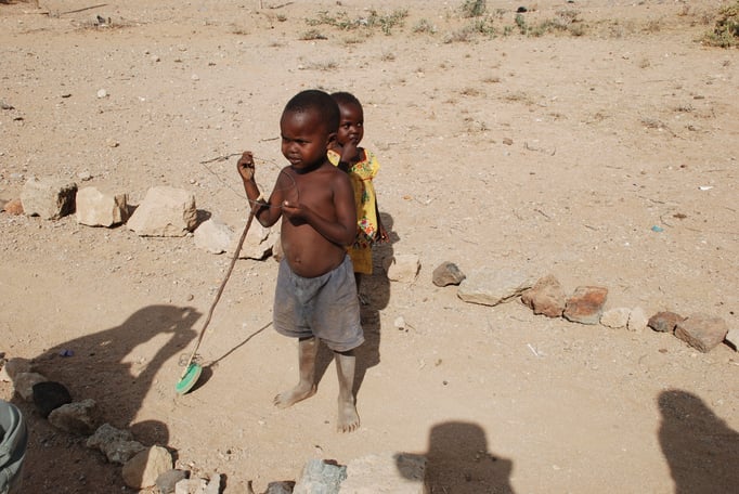 Frauendorf der Samburu