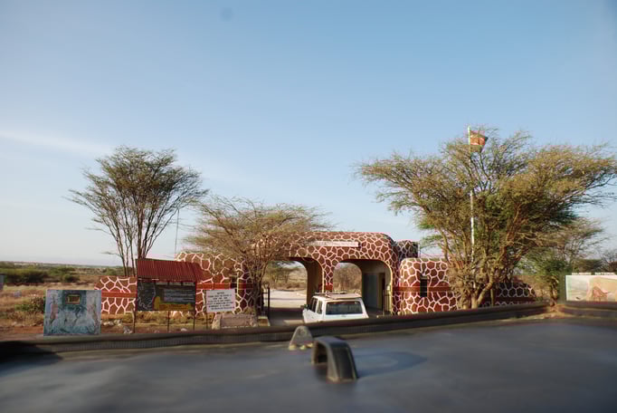 Frauendorf der Samburu