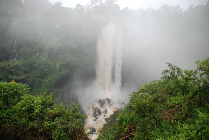 Thomson Wasserfälle 72 m hoch, Uaso Nyro Fluss