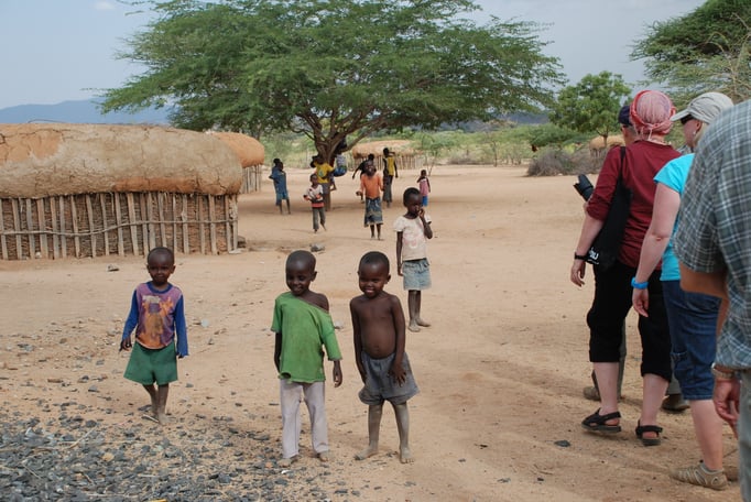 Frauendorf der Samburu
