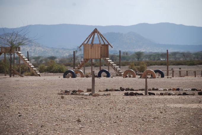 Frauendorf der Samburu