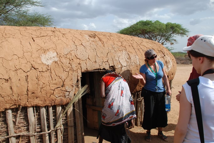 Frauendorf der Samburu
