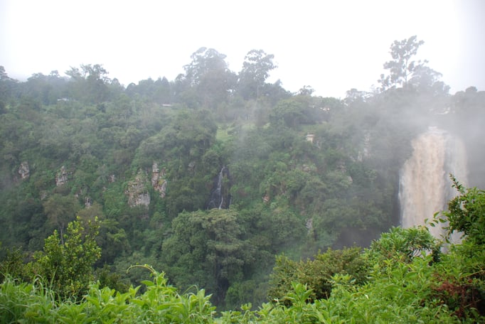 Thomson Wasserfälle 72 m hoch, Uaso Nyro Fluss