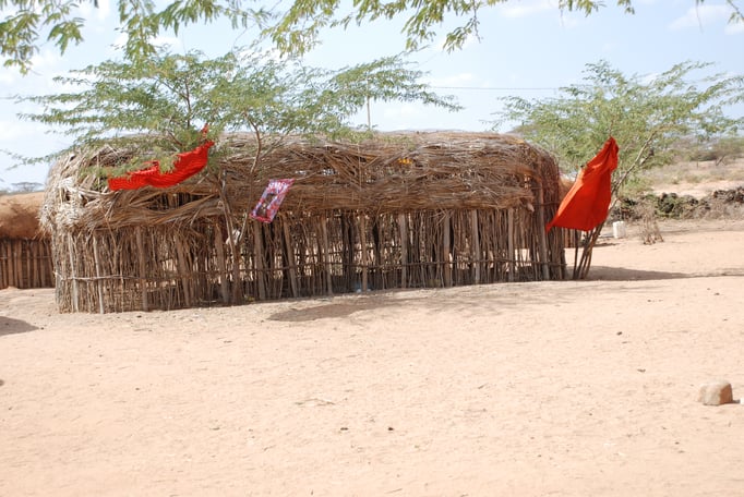 Frauendorf der Samburu