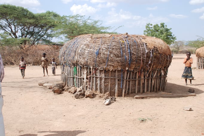 Frauendorf der Samburu