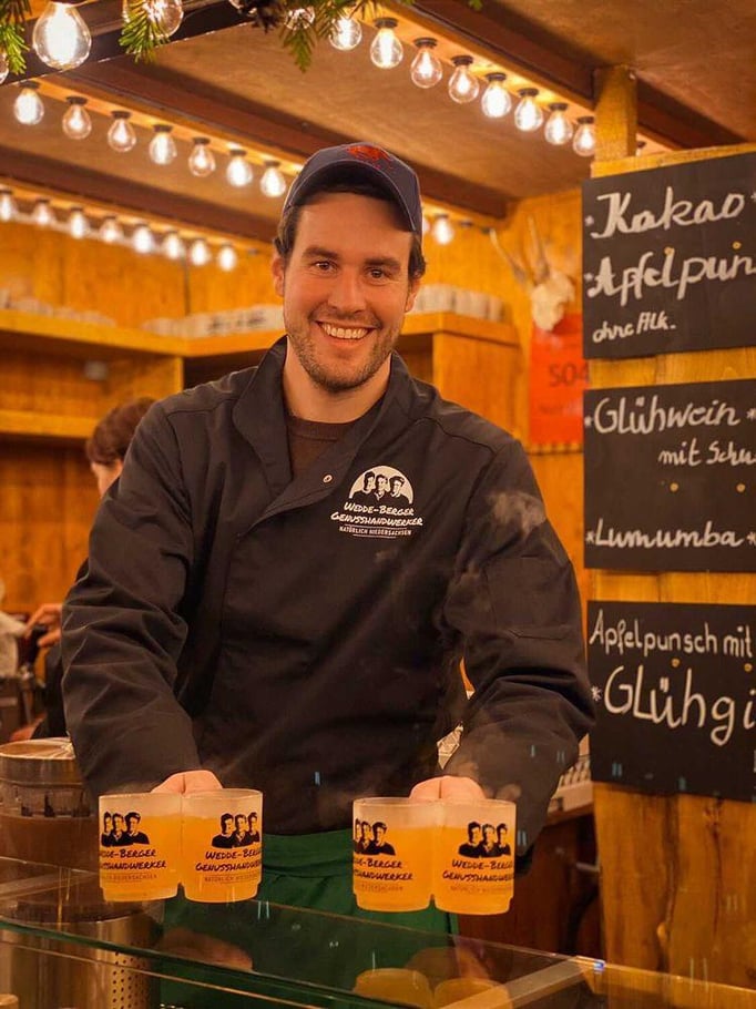 Christoph verkauft Glühgin