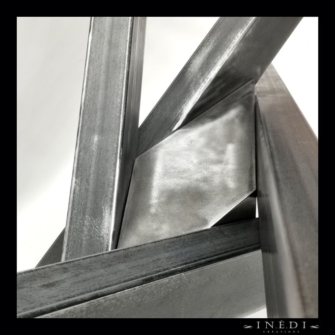 Pied de table type MIKADO pour table de séjour 2500x1000