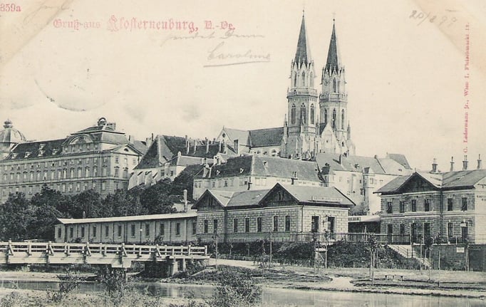 Bahnhof Kierling, 1899