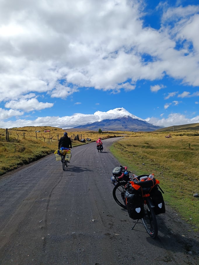 Fahrt im Cotopaxi Nationalpark