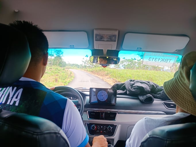 Auf dem Weg in den Dschungel