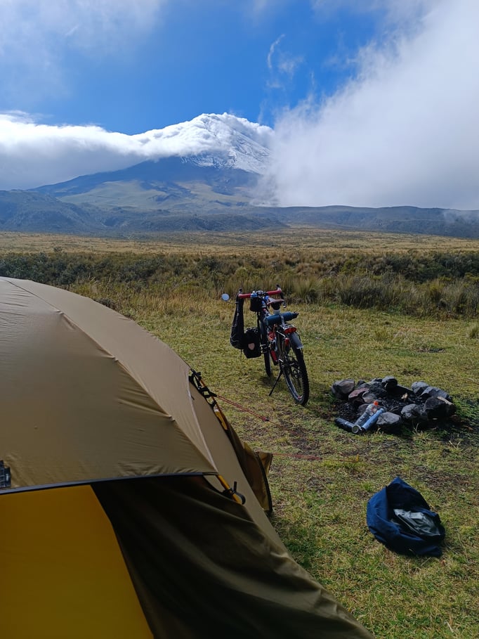 Erste Übernachtung auf 3800 mü. M