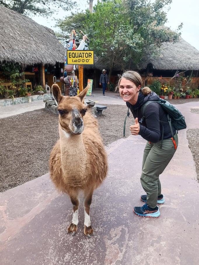 Besuch der Äquatorlinie: Mitad del Mundo