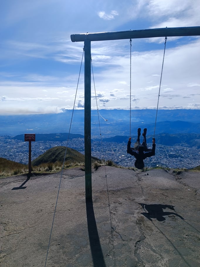 Start Wanderung Pichincha