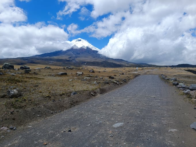 Fahrt im Cotopaxi Nationalpark