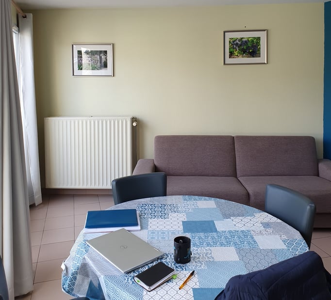 Avant :La zone salon