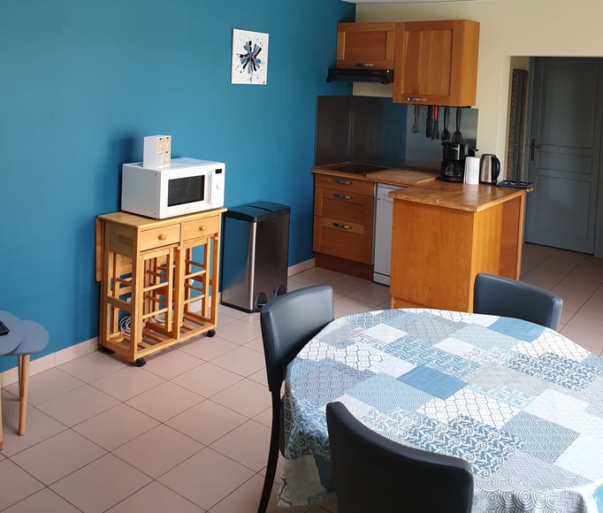 Avant :l'espace de la cuisine est compact