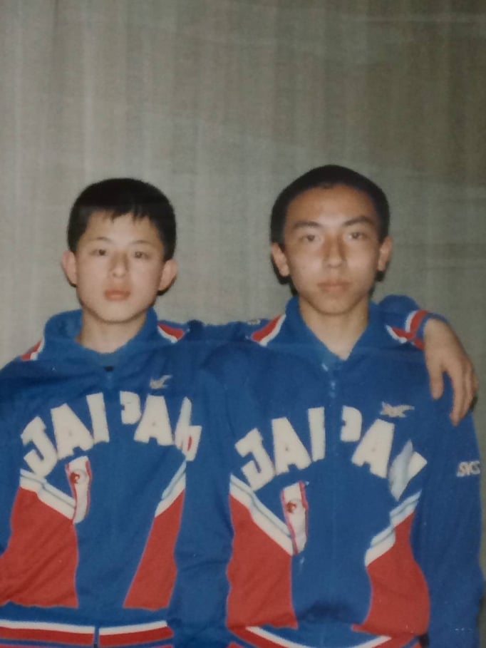 アジアジュニア卓球選手権大会にて。カデットの部でベスト8に入賞。