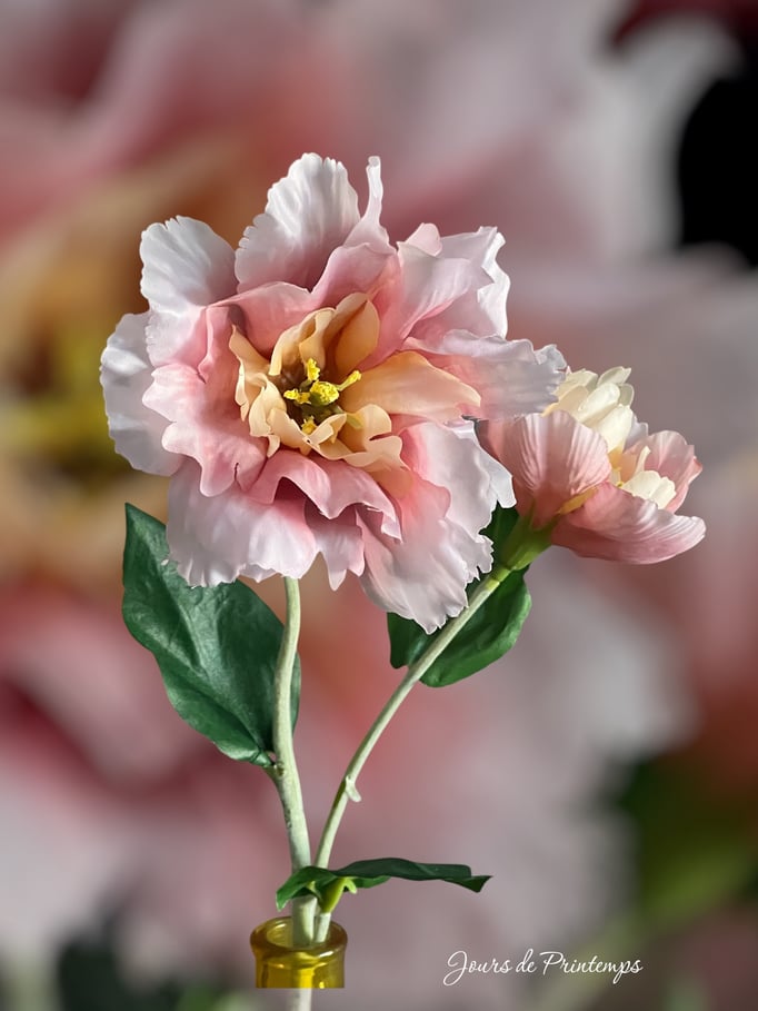 Lisianthus artificiel haut de gamme