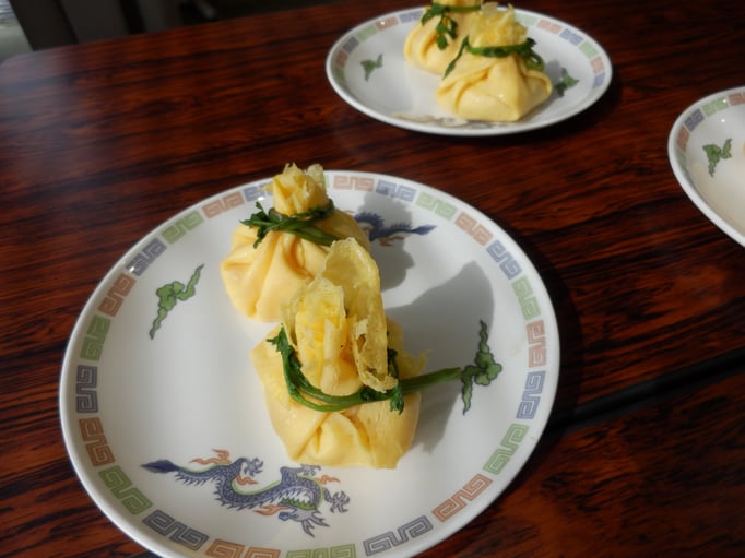 開けてびっくり茶巾飯